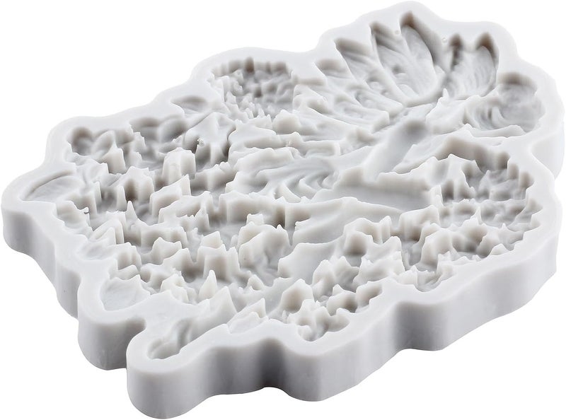 TAOXIBEI Baroque Flower Fairy Silicone Mold Fairy Polymer Clay Molds for DIY Crafts Epoxy Resin Casting Air Dry Polymer Clay Plaster Jewelry Making - Image 5